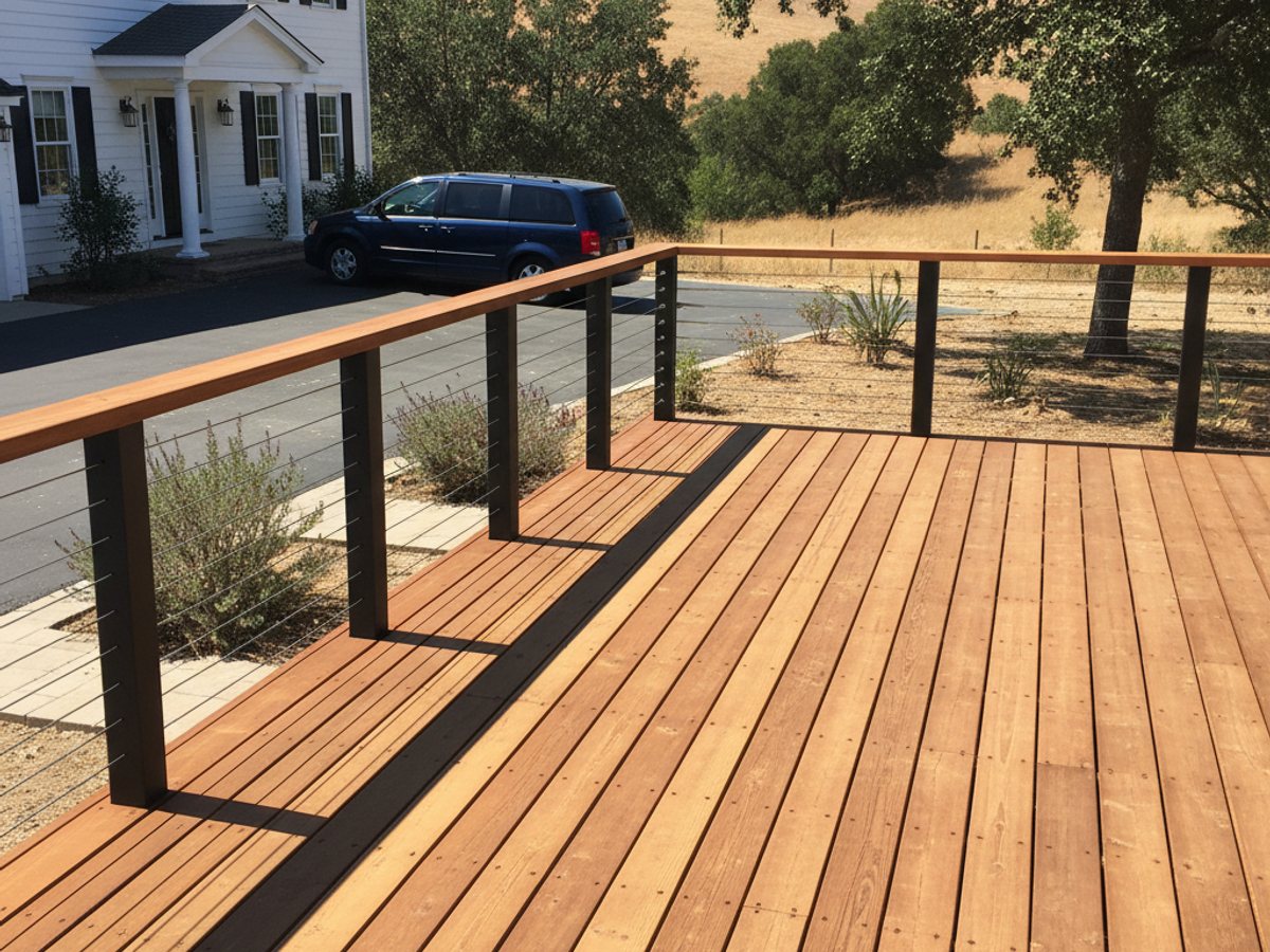 Deck Staining & Sealing completed by Omega Deck Solutions in Folsom, CA