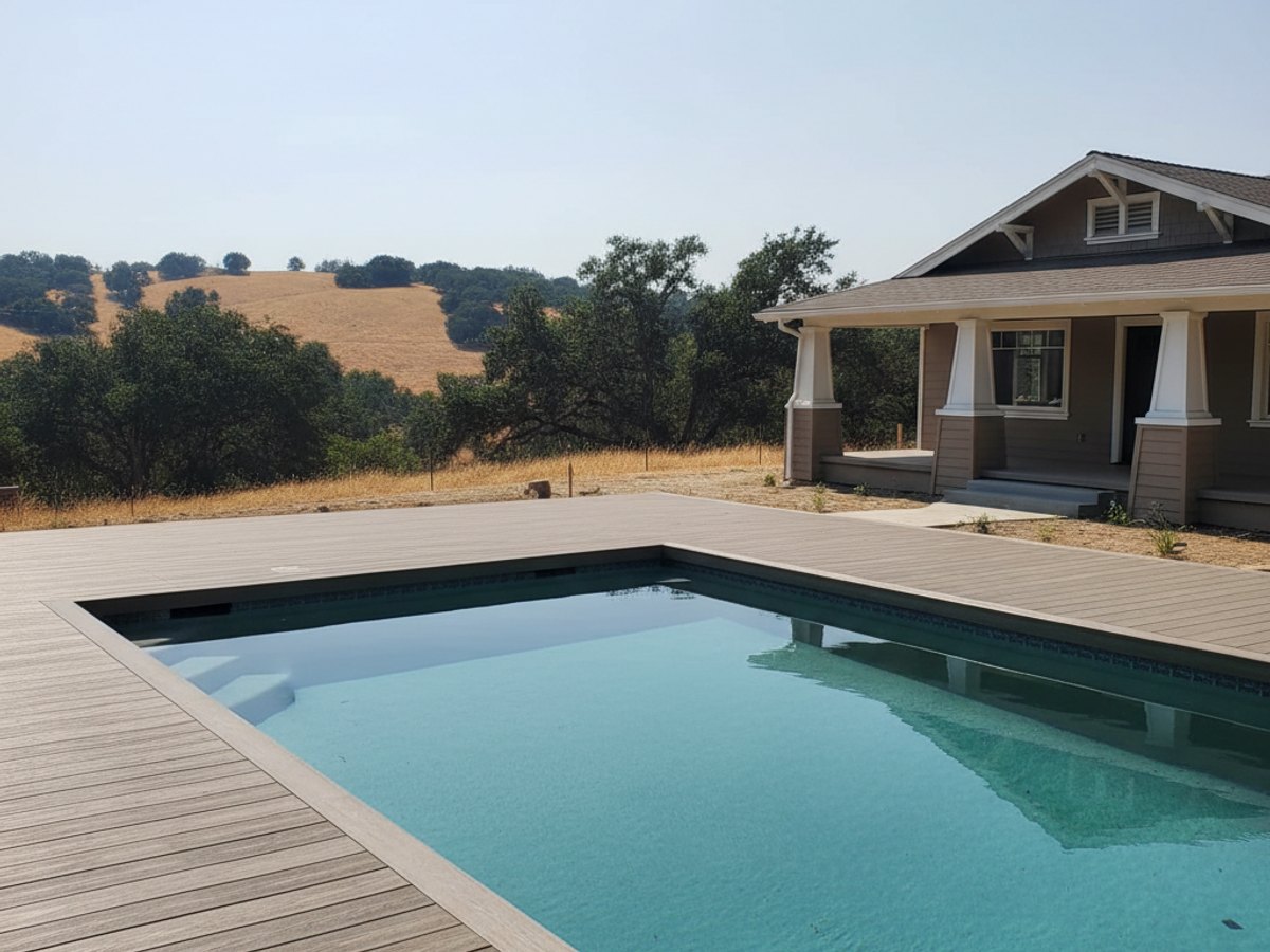 Composite Decking Installation completed by Omega Deck Solutions in Cameron Park, CA
