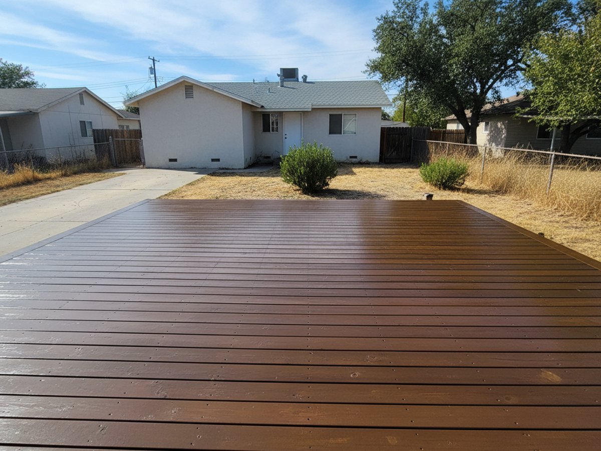 Deck Staining & Sealing completed by Omega Deck Solutions in Placerville, CA